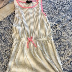 Gap Kids- Striped Sleeveless Dress with Pink Accents